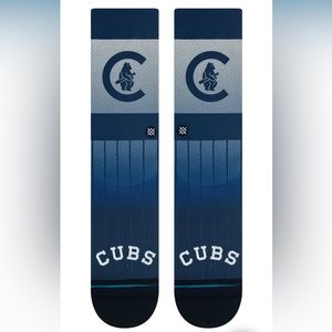 Stance MLB Cooperstown Collection Poly Crew Socks Chicago Cubs size L